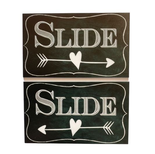 Slide Door Sliding Vintage Arrow Sign - The Renmy Store Homewares & Gifts 
