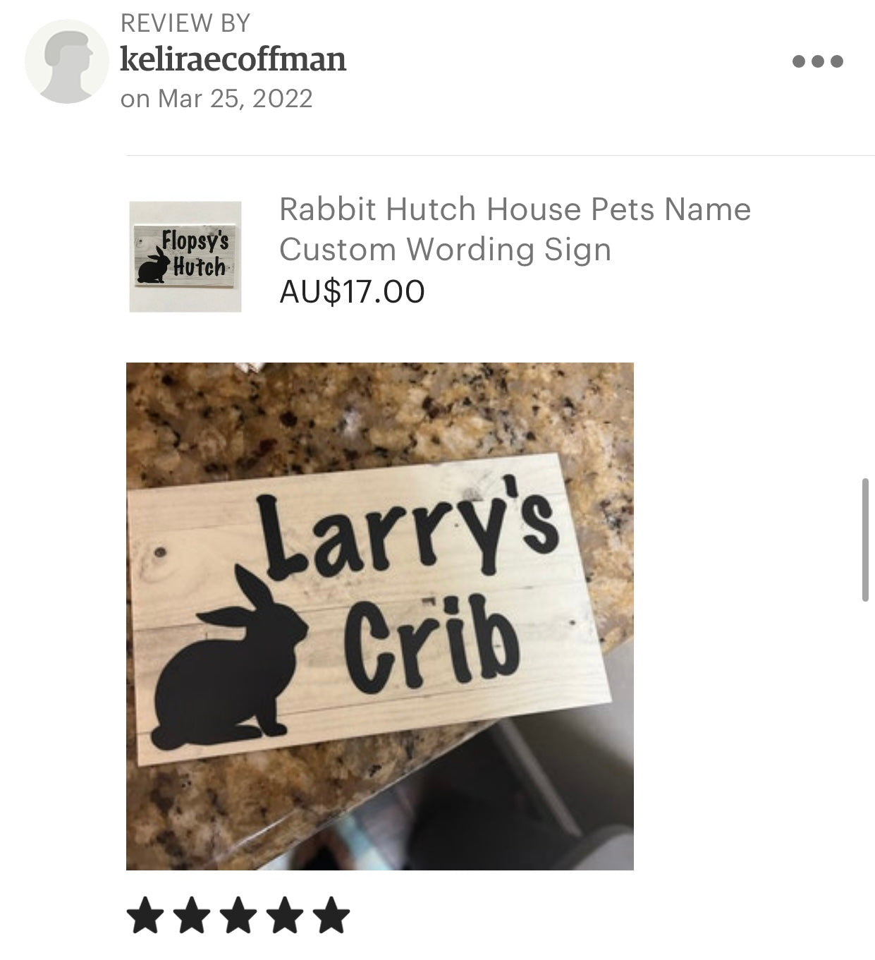 Rabbit Hutch House Pets Name Custom Wording Sign - The Renmy Store Homewares & Gifts 