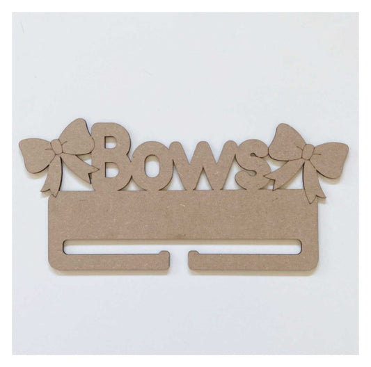 Bows Girls Bow Holder Organiser MDF Wooden DIY Craft