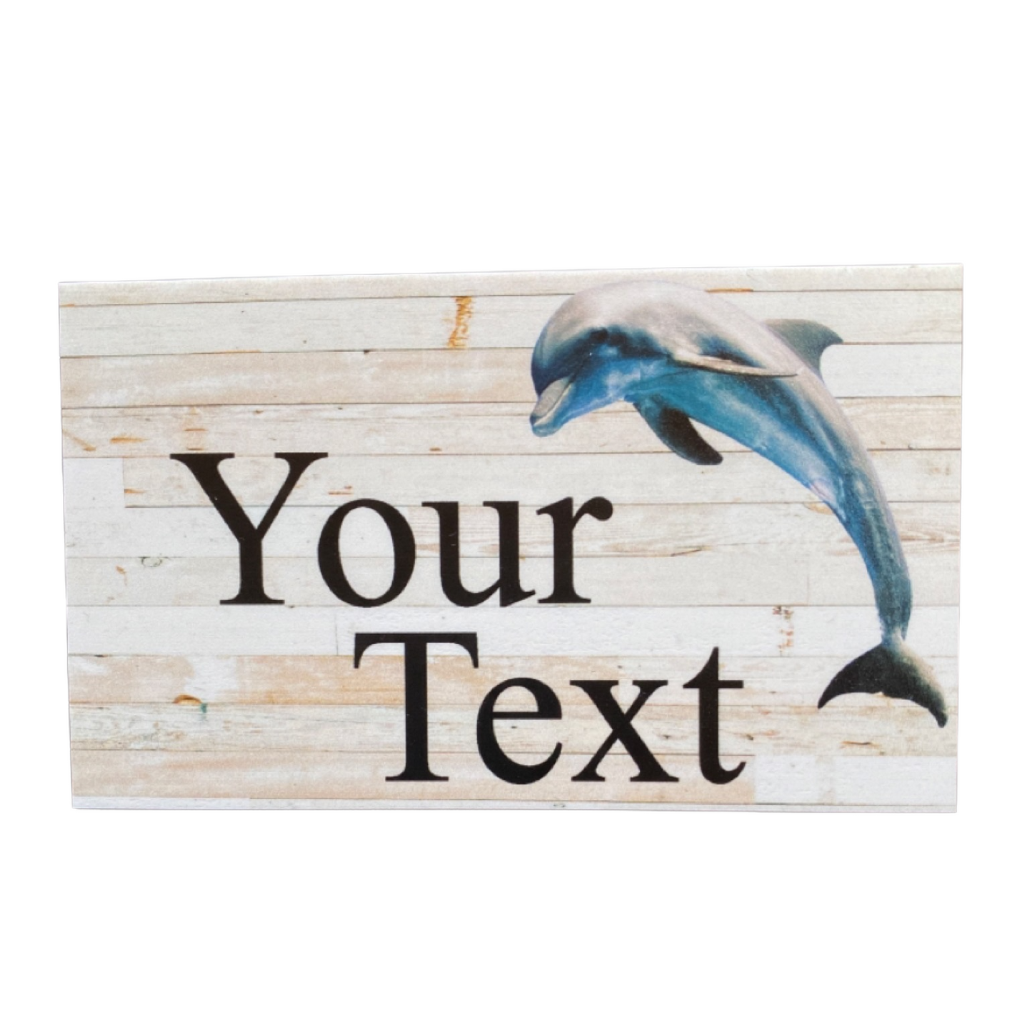 Dolphin Beach Custom Personalised Sign - The Renmy Store Homewares & Gifts 