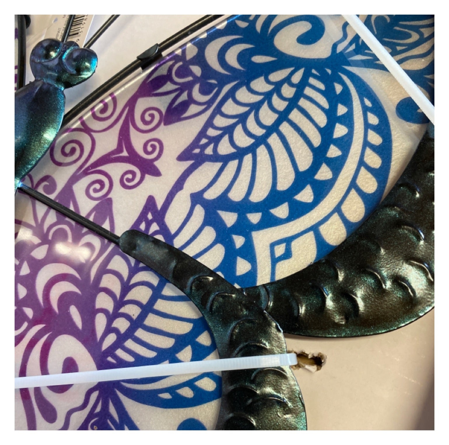 Butterfly Purple Blue Delight Wall Art Décor - The Renmy Store Homewares & Gifts 