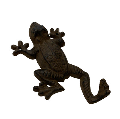 Hook Frog Rustic Vintage Cast Iron - The Renmy Store Homewares & Gifts 