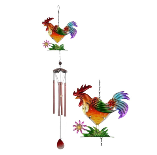 Bell Chime Rooster Country Bright Garden - The Renmy Store Homewares & Gifts 