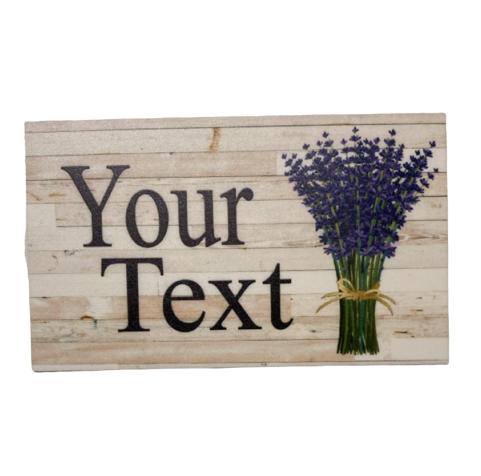 Lavender Flower Custom Personalised Sign - The Renmy Store Homewares & Gifts 