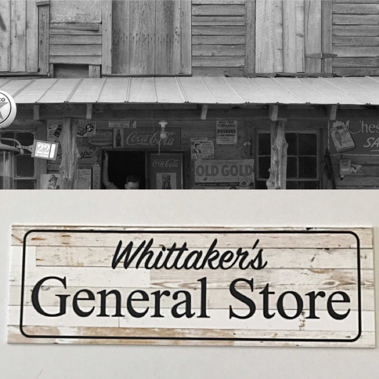 General Store Pantry Name Custom Personalised Text Sign