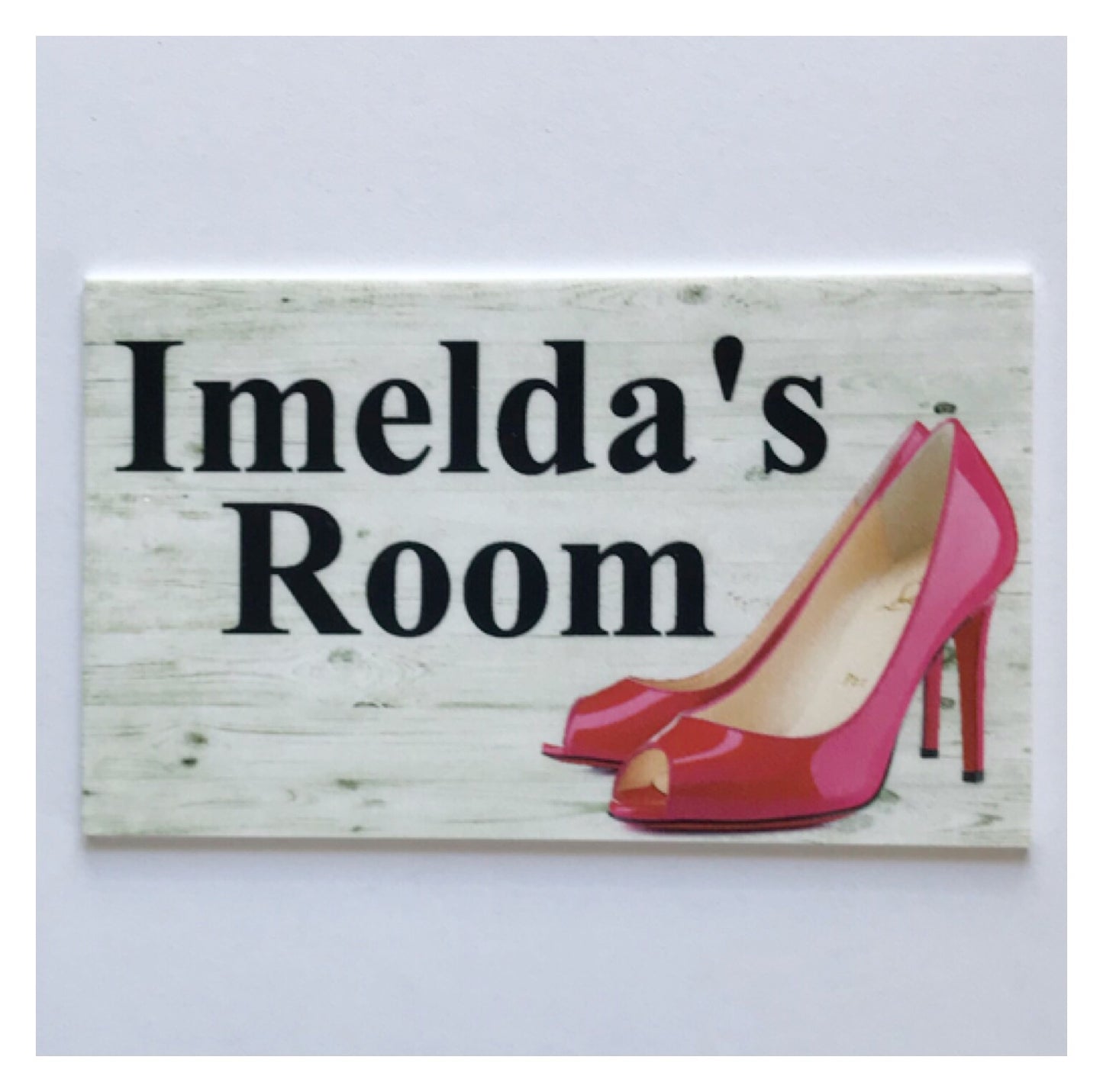 Shoe Room with your Name Custom Sign