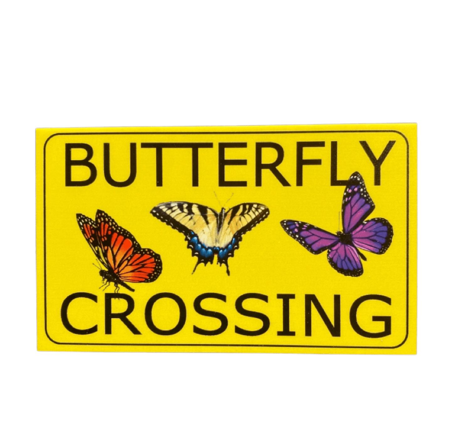 Butterfly Crossing Sign - The Renmy Store Homewares & Gifts 